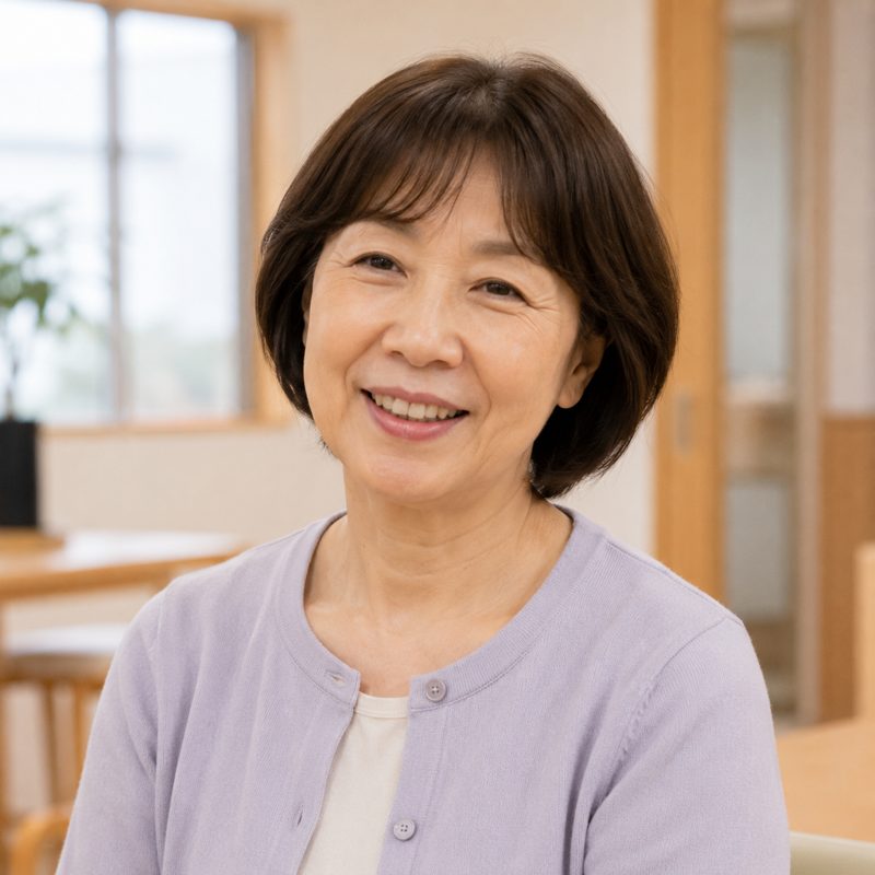 60代・利用者のご家族(架空の人物イメージ)